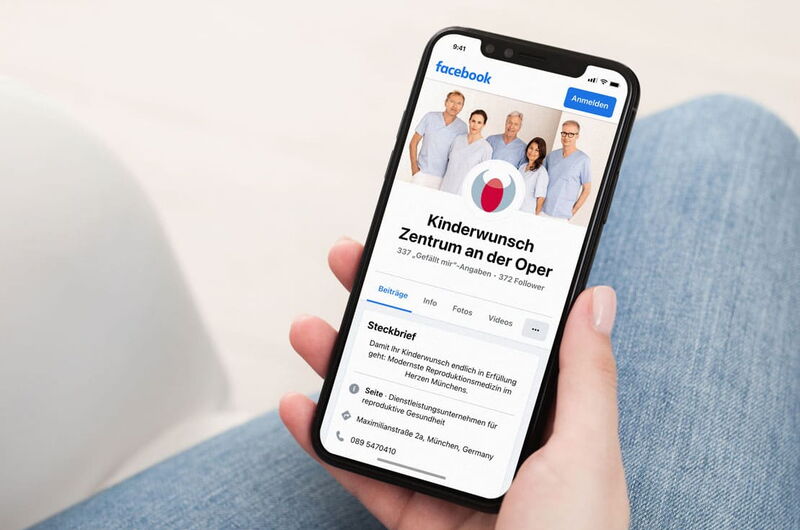 Social Media Kinderwunsch und Hormon Zentrum an der Oper